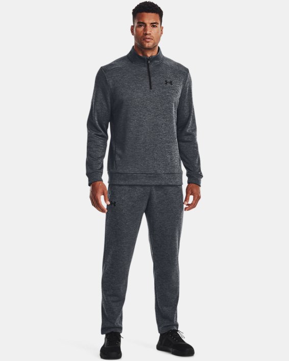 Men's Armour Fleece® Twist Pants, Gray, pdpMainDesktop image number 2